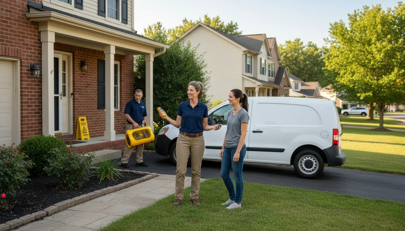 Residential water damage restoration in Roanoke Rapids, NC